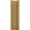 Ekena Millwork 6-in W x 20-in D x 20-in H Funston Slat Rough Cedar Woodgrain TimberThane Outlooker, Primed Tan OUTUR060X20X20FST24RCPR - alternate 3